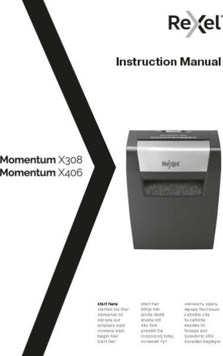 Rexel Momentum X406 Papierversnipperaar - P4 Snippers - Tot 6 Vel - 15L - Zwart thumbnail 7