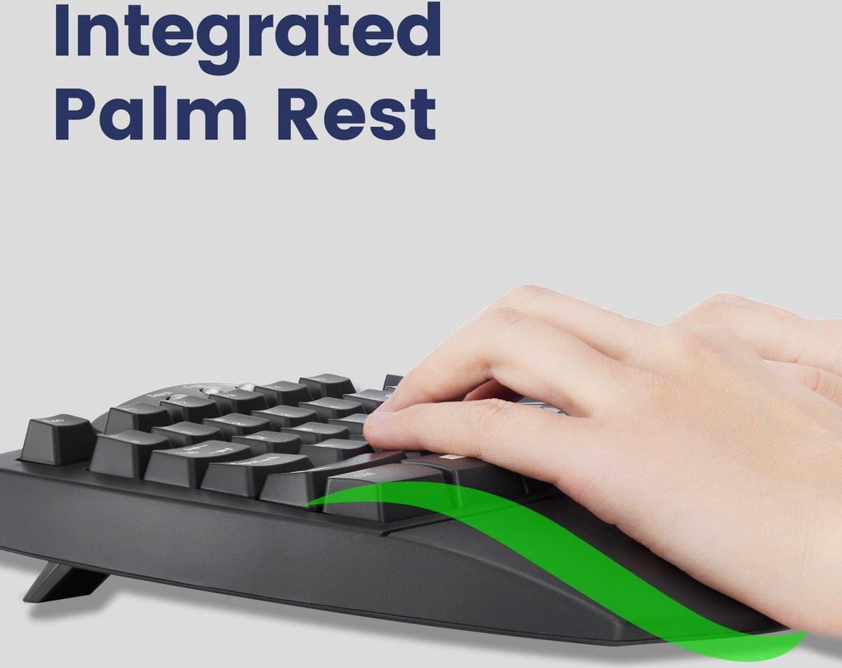 Perixx Bedrade Toetsenbord Periboard 512 Voor Windows Mac Ergonomisch Comfort thumbnail 5