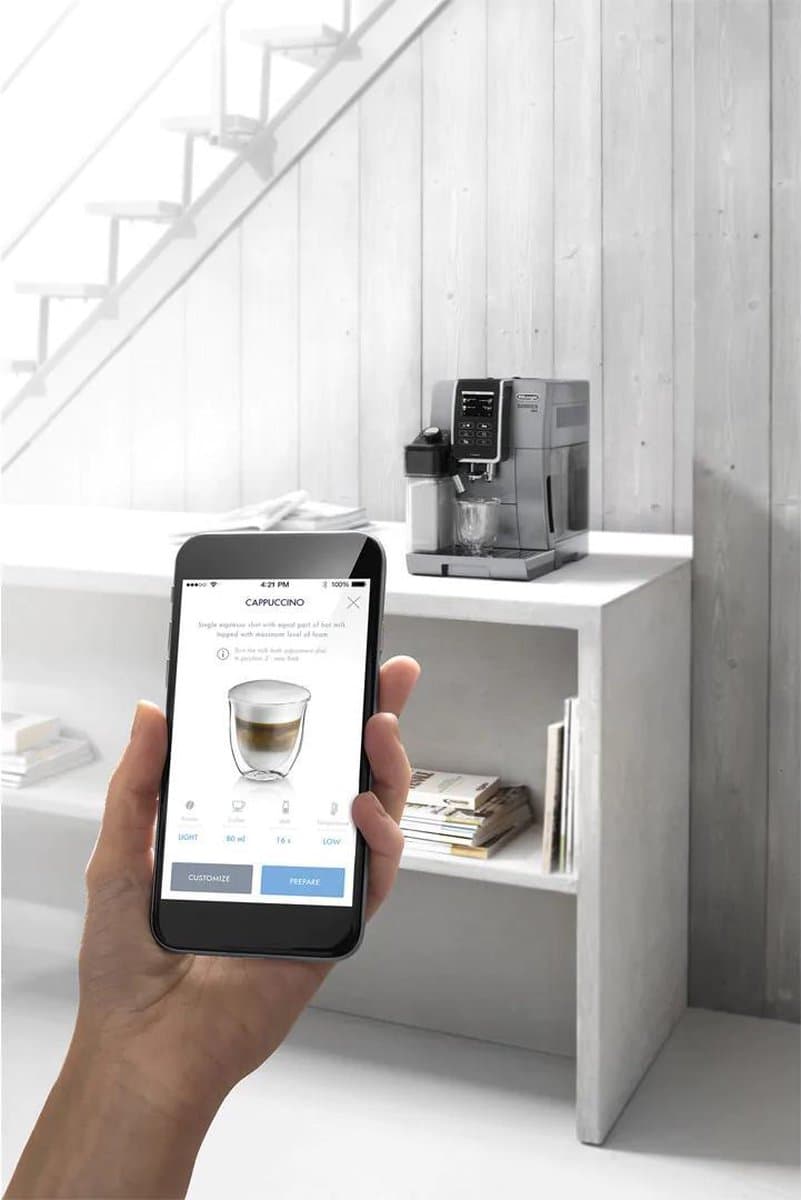 DeLonghi Ecam 370.95.S Vrijstaand Combinatiekoffiemachine Zilver 2 kopjes Volledig automatisch thumbnail 5