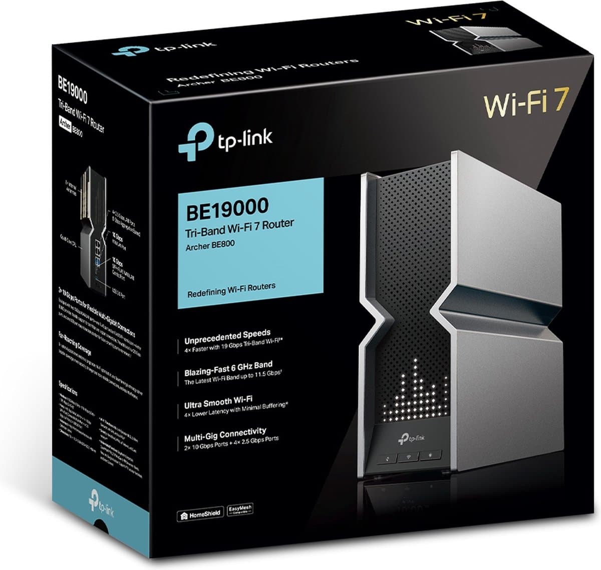 TP-Link Archer BE800 WiFi 7 router met 19 Gbps tri-band thumbnail 4