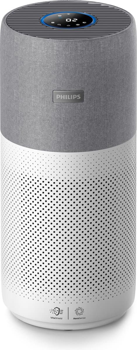 Philips 3000i Series AC3033/10 - Luchtreiniger met HEPA Filter voor XL-ruimten - 520 m³/u - Wit / Grijs - App Connected thumbnail 2