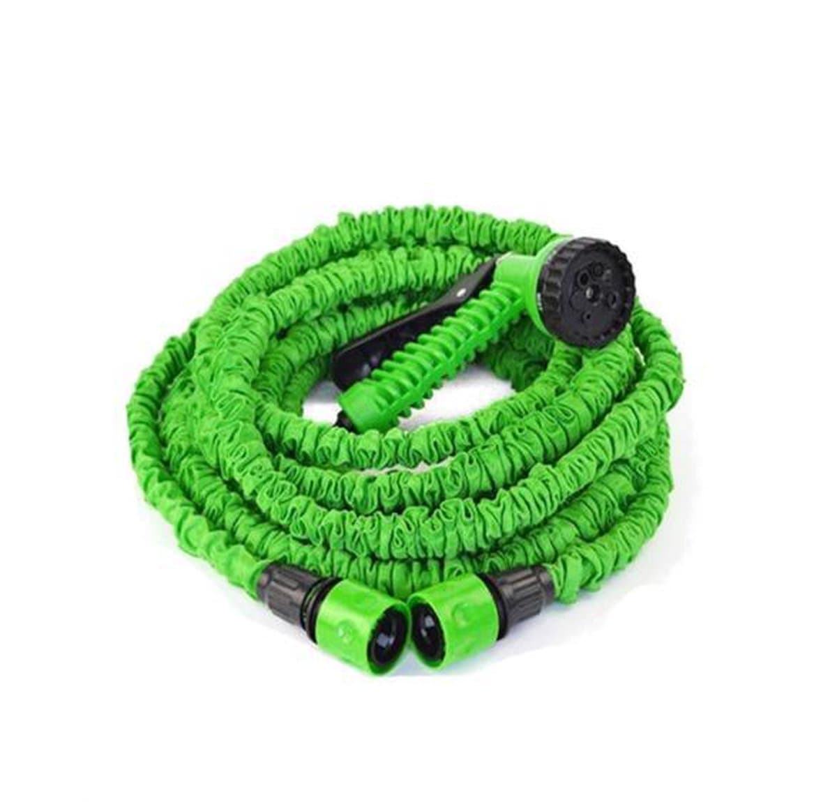Flexibele Tuinslang – 15 Meter – Uitrekbaar – 7 Sproei Functies - Magische Tuinslag – Elastisch - Lichtgewicht – Uitzetbaar - Tuin Bewatering - Groen – Water Hose thumbnail 5