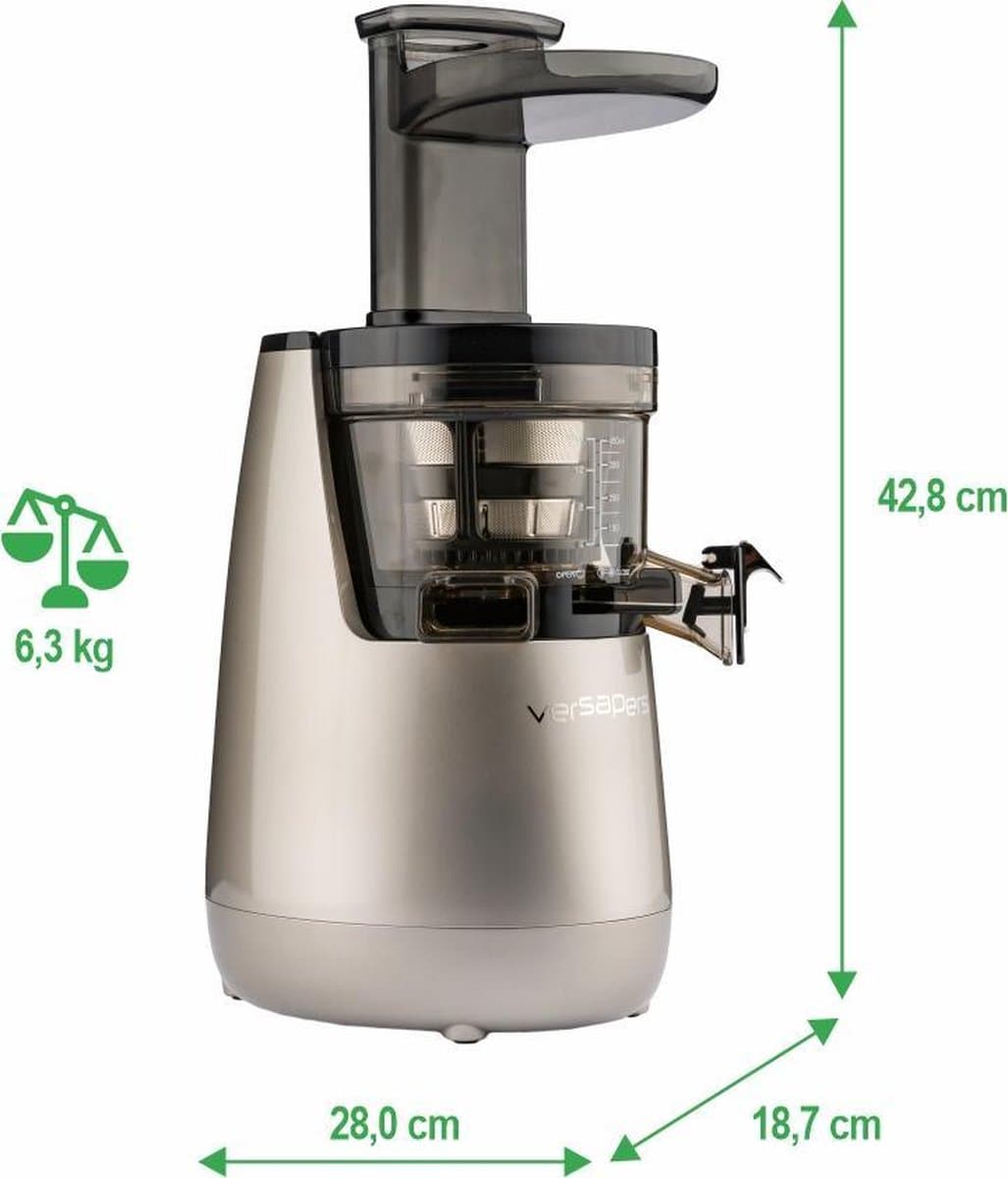 Slow Juicer - Silver 5G - Versapers thumbnail 8