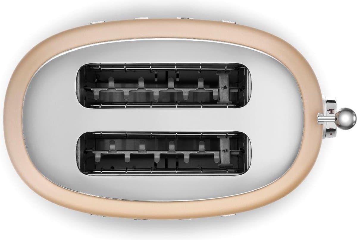 SMEG TSF01CHMEU - Broodrooster - Mat Champagne - 2x2 - 950W - 6 niveaus thumbnail 5