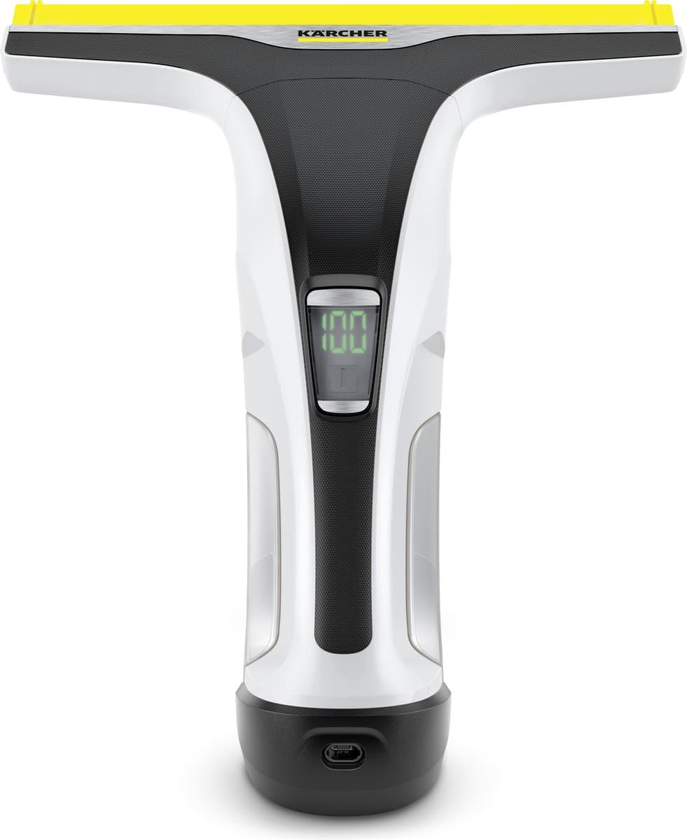 Kärcher Window Vac WV 6 Plus - Accuduur 100 min - LED-indicatie, Verwisselbare zuigmond: 280 mm, Spuitfles met microvezeldoek, 20 ml ruitenreinigerconcentraat + RM 503, 0,5L ruitenreiniger concentraat thumbnail 2
