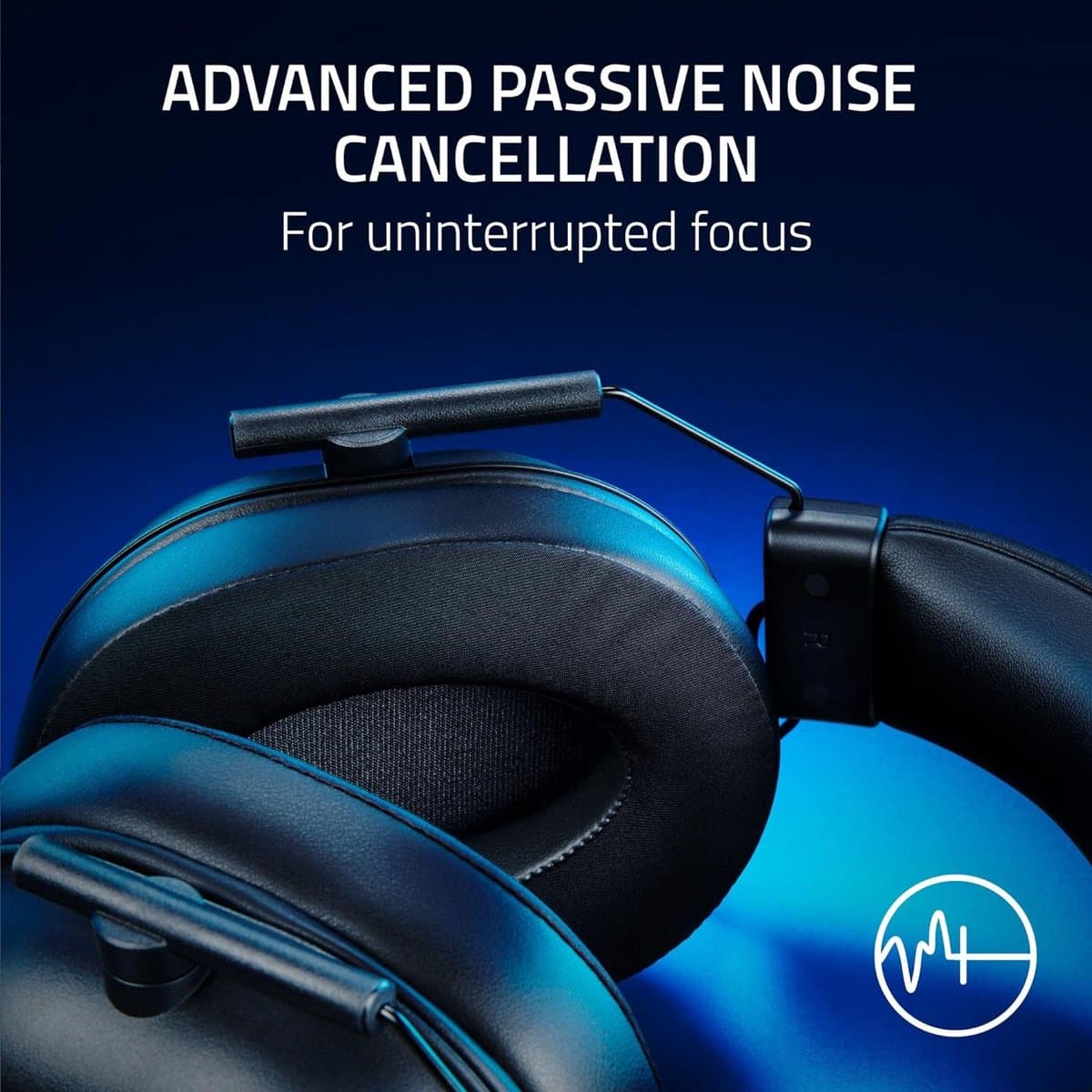 Razer BlackShark V2 X - Gaming Headset - PlayStation Licensed - Lichtgewicht - PS5 - 3.5 Jack -Zwart thumbnail 4