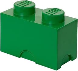 Productfoto van Room Copenhagen LEGO Storage Brick 2 Groen - Stapelbare opbergdoos