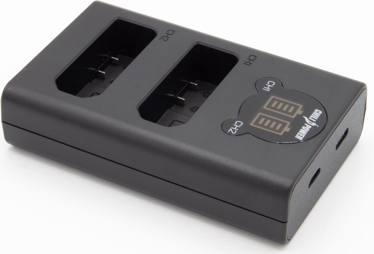 ChiliPower EN-EL14 Nikon USB Duo Kit - Camera accu set thumbnail 3