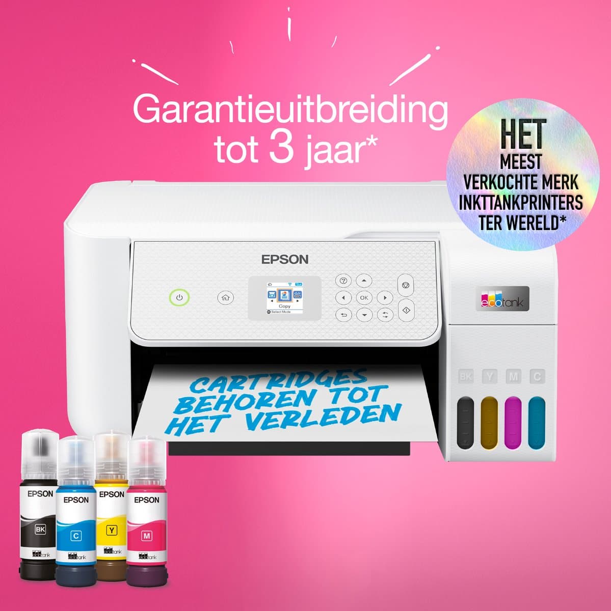 Epson EcoTank ET-2876 - All-in-One Inkttank Printer - Inclusief tot 3 jaar inkt - Wit thumbnail 8