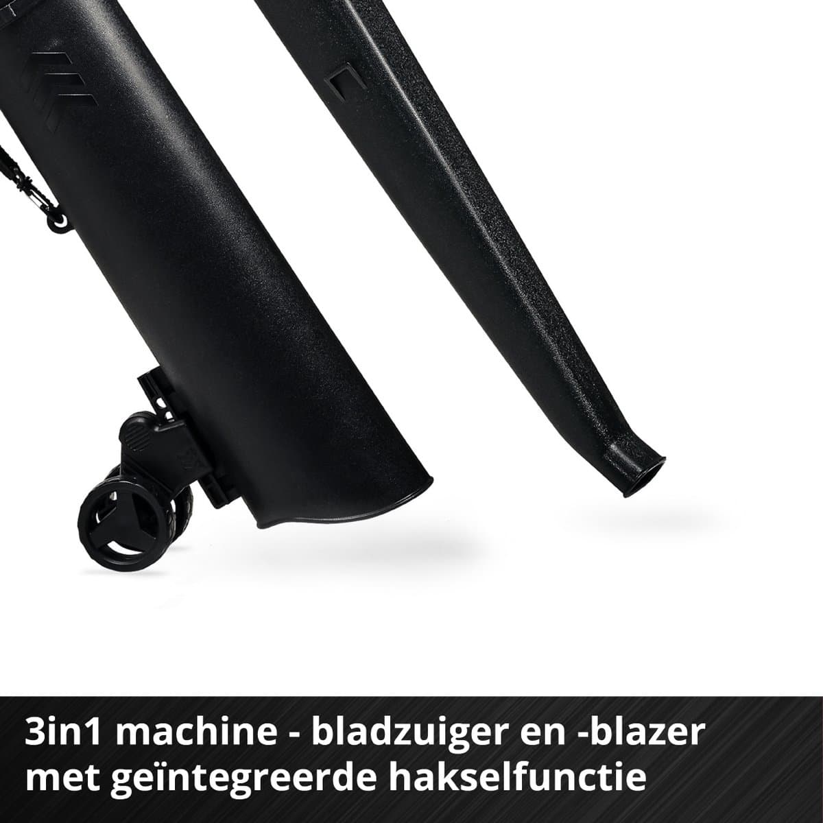 Einhell Accu Bladblazer-/zuiger GE-CL 36/230 Li E Solo - Power X-Change- 36 V/Li-ion - Blaas-/zuigfunctie - Blaassnelheid: 230 km/h - Turboschakelaar - Incl. zuigbuis + blaasbuis - Excl. accu en lader thumbnail 4