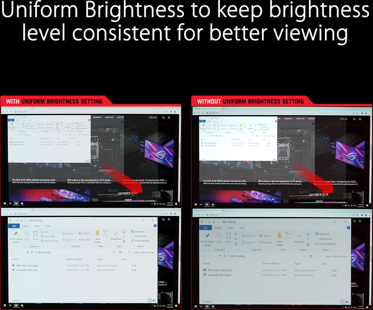 ASUS ROG Swift PG34WCDM - 4K Curved OLED 240Hz Gaming Monitor - 34 Inch thumbnail 8