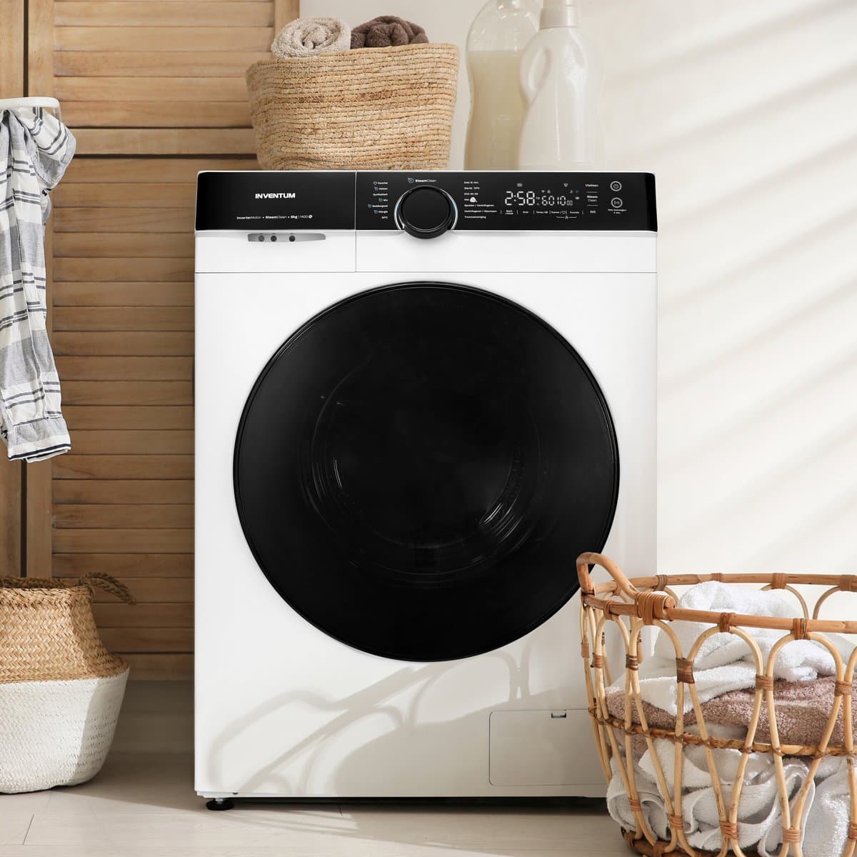 Inventum VWM8010W 8 kg met SteamClean