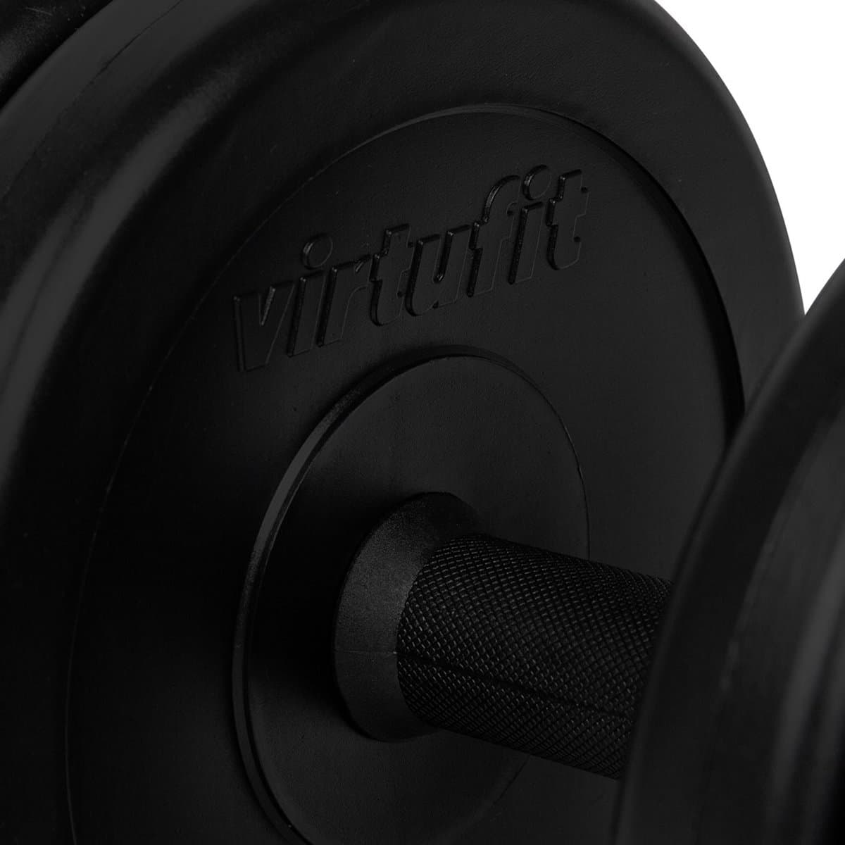 VirtuFit Verstelbare Halterset + Dumbbellset - 60,5 kg - 30 mm - Inclusief Halterstang, Dumbbellstangen & Sluiters - Zwart - Voor Thuisgebruik thumbnail 3