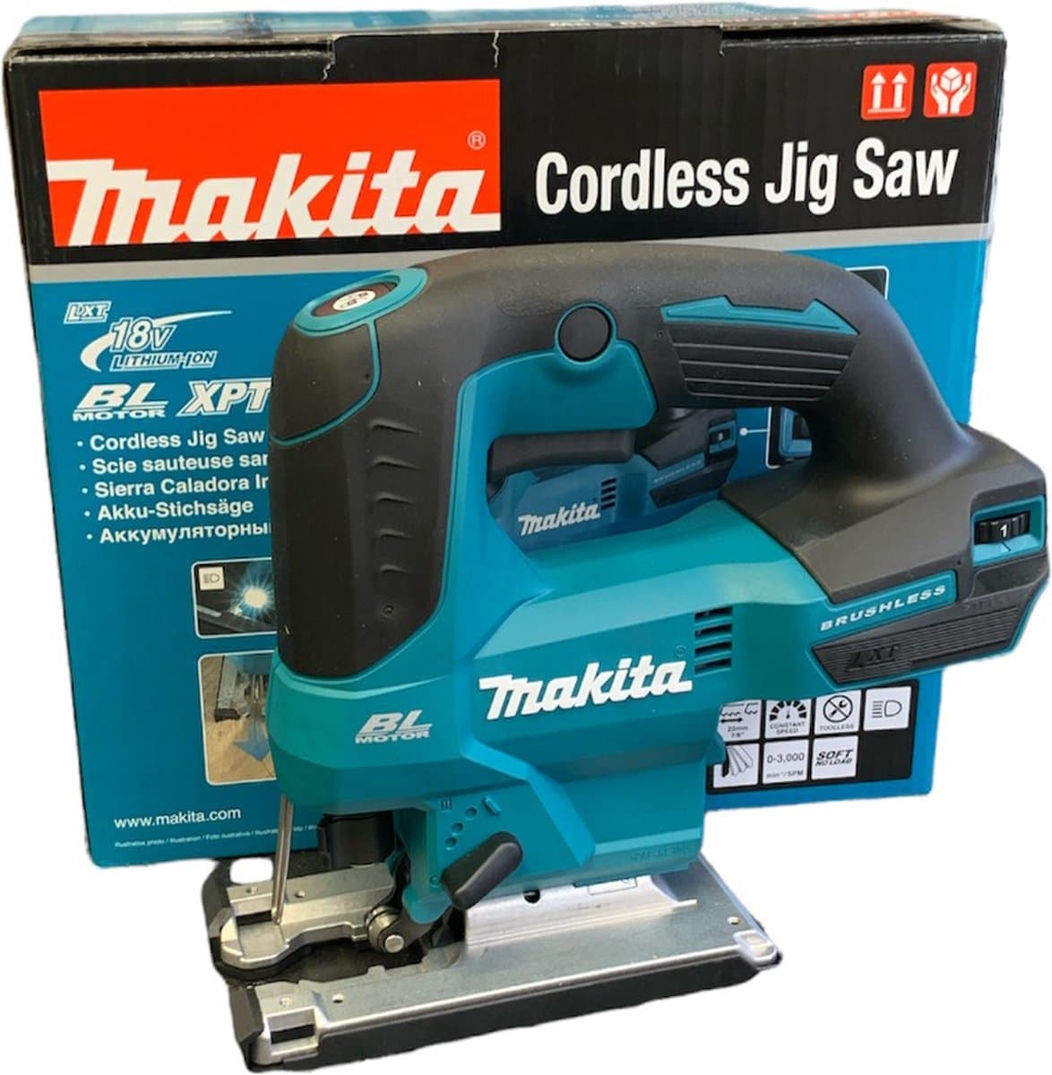 Makita DJV184Z: 18V accu-decoupeerzaag met D-greep en BL-motor thumbnail 7