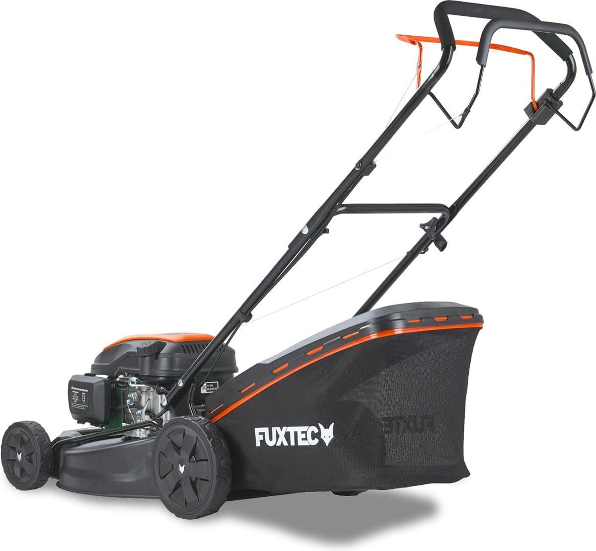 FUXTEC 4in1 Benzine Grasmaaier FX-RM5170 - 4pk/2,9kW - 51cm Maaibreedte - 7-traps Hoogteverstelling - 4-Takt - Achterwielaandrijving - 60L Grasvanger - Mulchfunctie & Zij-uitworp thumbnail 8
