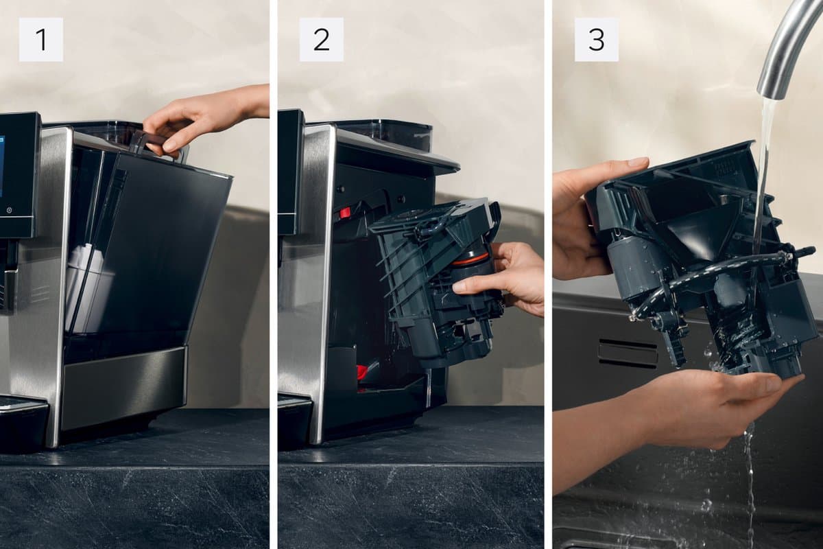 Siemens EQ900 TQ903R03 - Volautomatische espressomachine - RVS/Zwart thumbnail 5