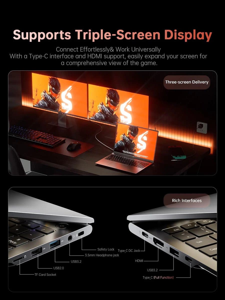 Acemagic S16 Gaming Laptop Ryzen 7 thumbnail 5