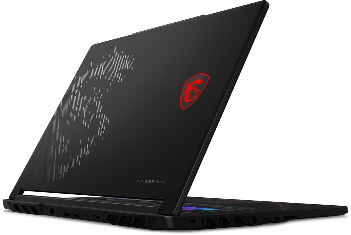 MSI Raider 16 Max HX B2WI-034NL Intel Core Ultra 9 290HX Plus Laptop 40,6 cm (16") Quad HD+ 32 GB DDR5-SDRAM 2 TB SSD NVIDIA GeForce RTX 5080 Wi-Fi 7 (802.11be) Windows 11 Home Zwart thumbnail 6
