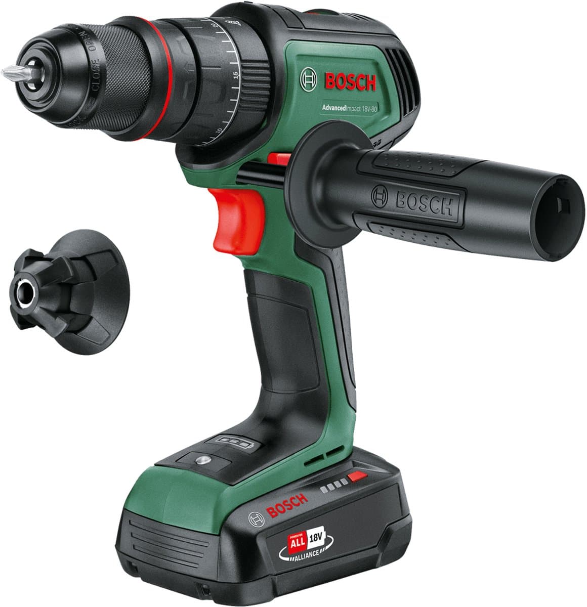 Bosch AdvancedImpact 18V-80 QuickSnap -Akku-Schlagbohrmaschine (06039E2101)