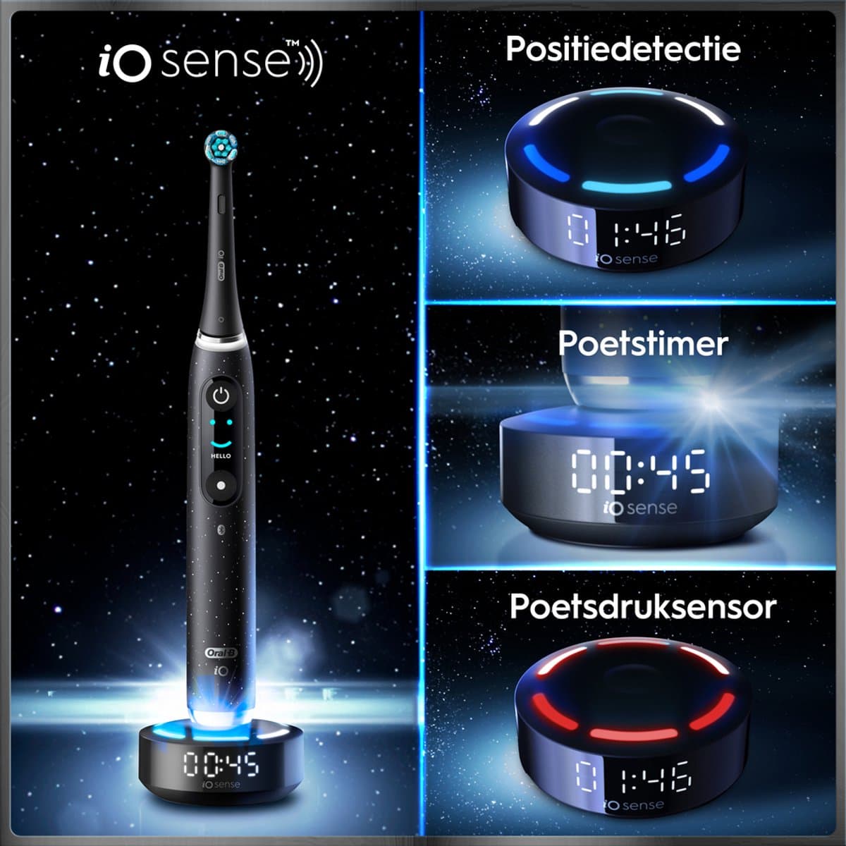 Oral-B iO 10 Elektrische Tandenborstel met AI-positiedetectie thumbnail 7