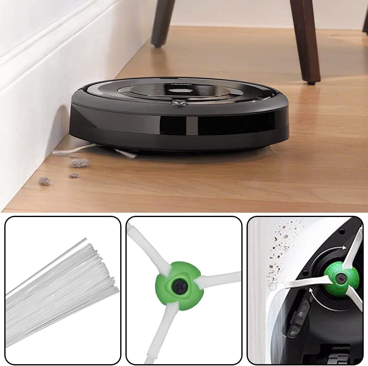 Accessoirespakket voor iRobot Roomba j7+/j7/i8+/i8/i7+/i7/i6+/i6/i5+/i5/i4+/i4/i3+/i3/E5/E6/E7 Filters/zijborstels/afzuigrollen thumbnail 7