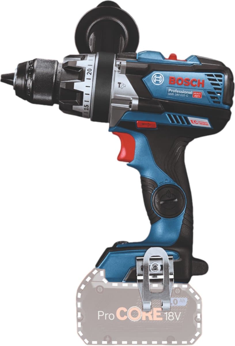 Bosch Professional GSB 18V-110 C Accu Klop-/Schroefboormachine 18V Basic Body In L-Boxx - 06019G030A thumbnail 2