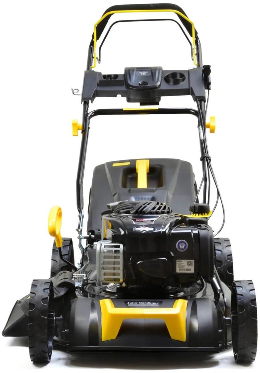 John Gardener Benzine grasmaaier - 51 cm maaibreedte - 8-traps hoogte-instelling - 60L opvangbak - Zij- en achteruitworp thumbnail 5