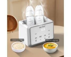 Productfoto van Flessenwarmer - 8 in 1 - Snelle Baby Accessoires - Voedsel Heater - Melk Warmer- Sterilisator - Met Nauwkeurige Temperatuurregeling