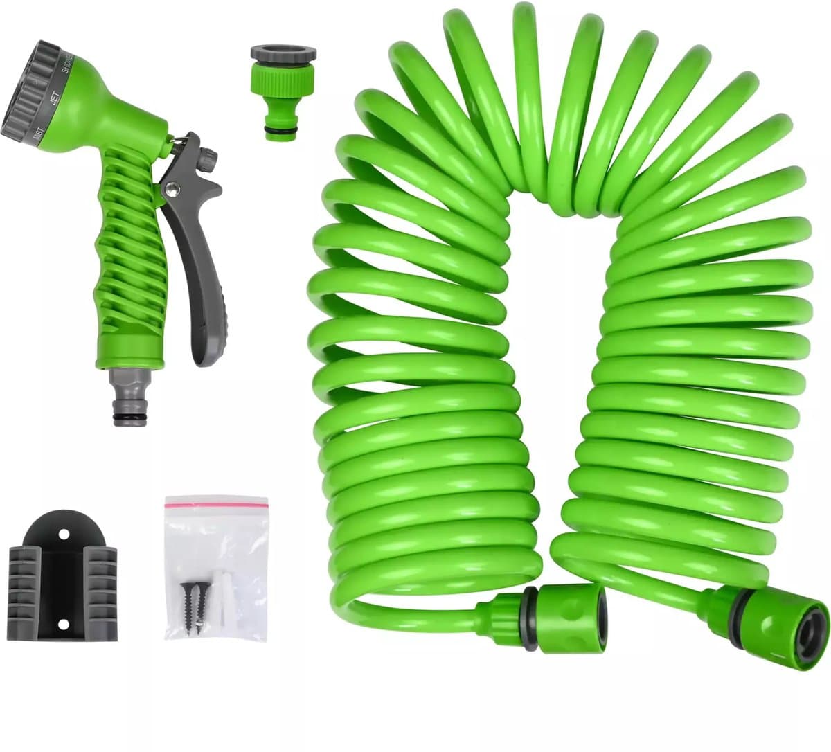 Benson Flexibele/uitrekbare tuinslang - 10 meter - met sproeikop - tuinbewatering thumbnail 7