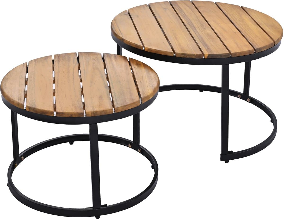 Sweiko Tuin Loungeset - Gegalvaniseerd ijzer, 6-delig thumbnail 7