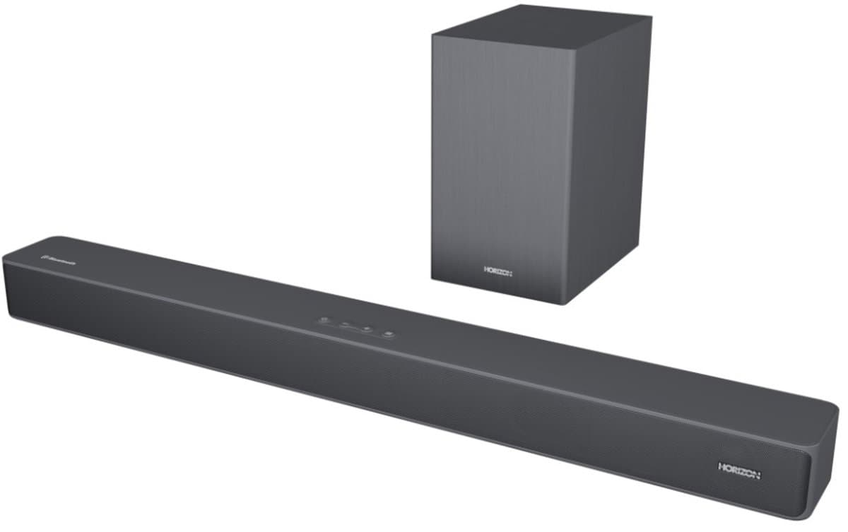 Horizon Soundbar met Subwoofer en Afstandsbediening voor TV - Werkt op alle TV's - Bluetooth - 2.1CH - 60W - Speaker - Antraciet thumbnail 5