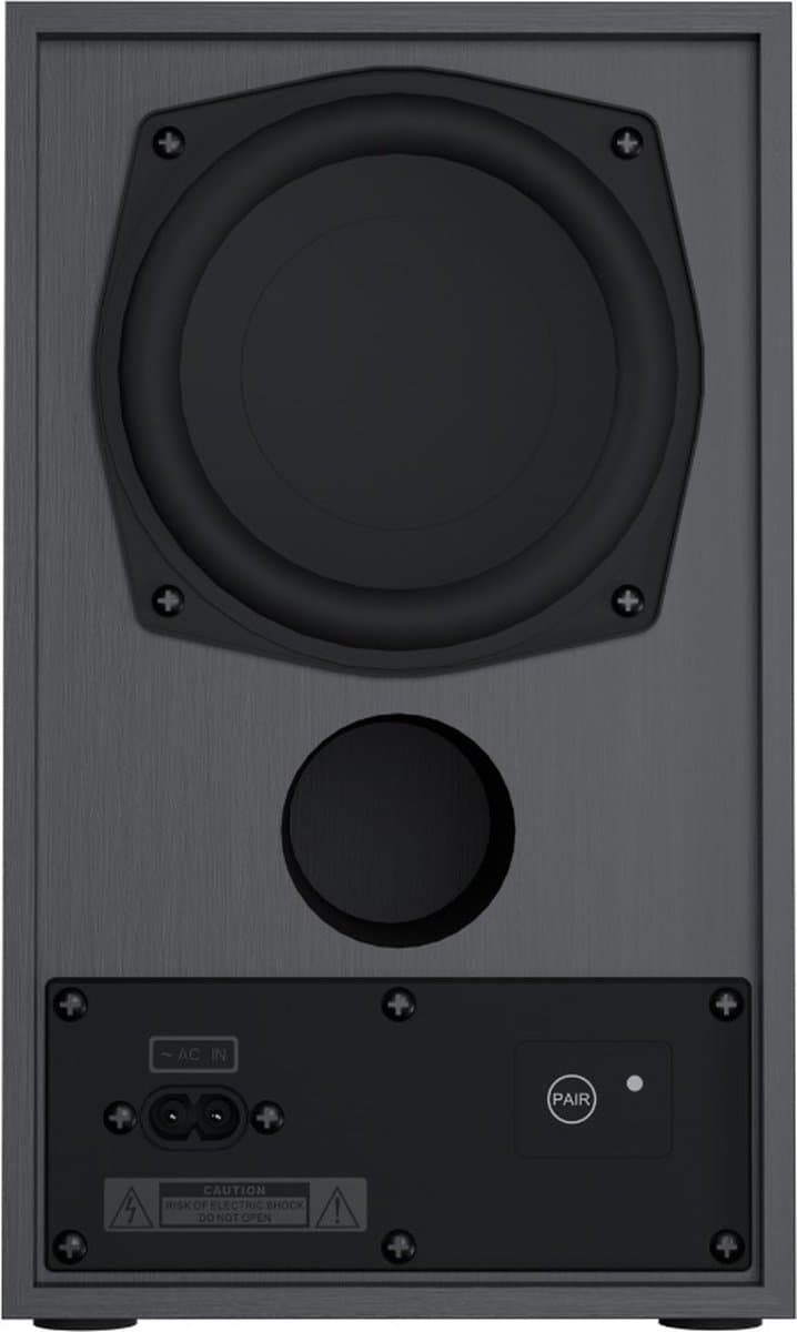 Horizon Soundbar met Subwoofer voor TV - Werkt op alle TV's - Bluetooth - 2.1CH - 60W - Kleine Soundbar met Afstandsbediening - Speaker - Antraciet thumbnail 5