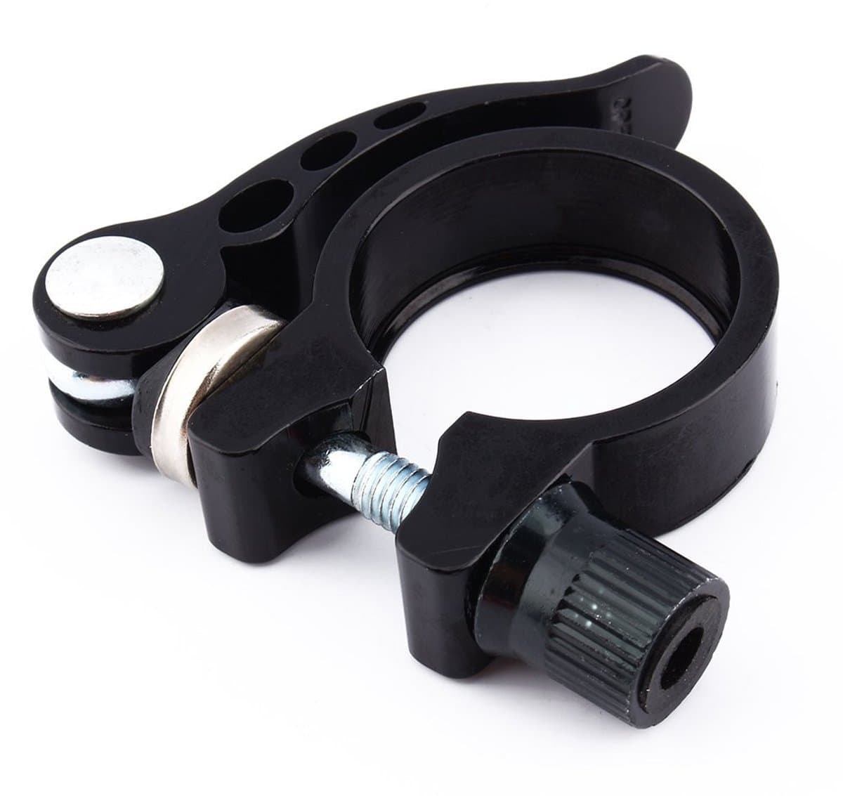 Bicycle Saddle Clamp - Nieuwe Alloy 31.8mm/34.9mm - Mountain Bike Fiets Seatpost Klemmen Snelle Ontgrendeling thumbnail 4