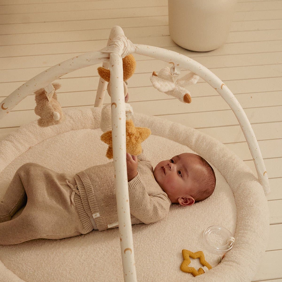 Little Dutch Newborn Naturals Activiteiten Speelkleed - 85 x 85 cm thumbnail 5