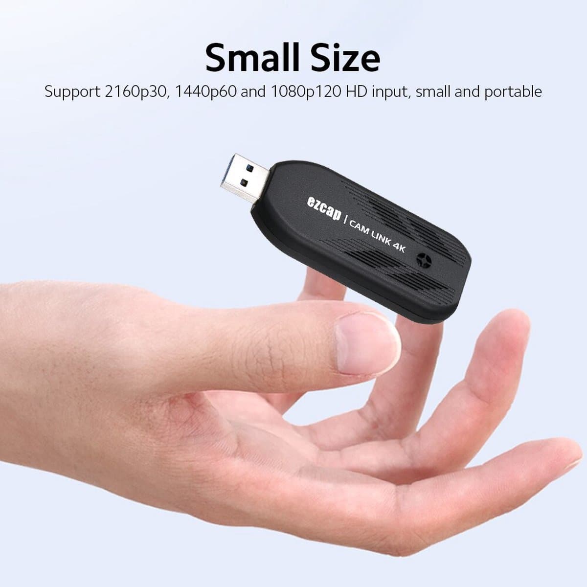 Ezcap CAM LINK 4K USB Video Capture Card Mini USB3.0 DLSR Camera Video DV Live Broadcast HD Capture Card Wide Compatibility thumbnail 3
