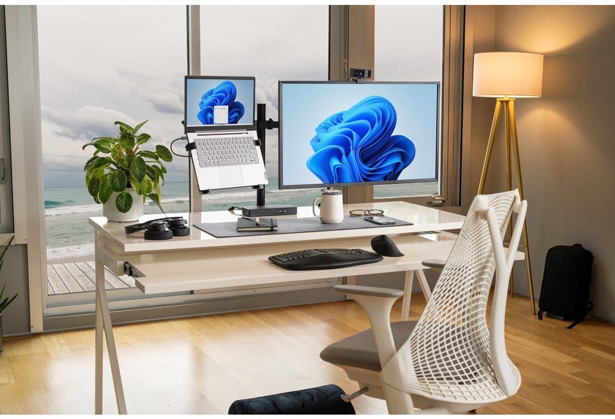 Kensington Pro Fit® Ergo KB675 Toetsenbord - Ergonomisch - Oplaadbaar & Draadloos - 45% Gerecycled - Windows & Mac - Zwart thumbnail 6