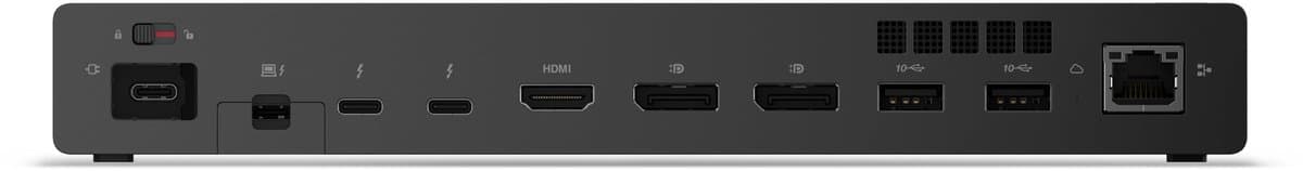 Lenovo ThinkPad Thunderbolt 5 Smart Dock 7500 Bedraad Zwart thumbnail 6