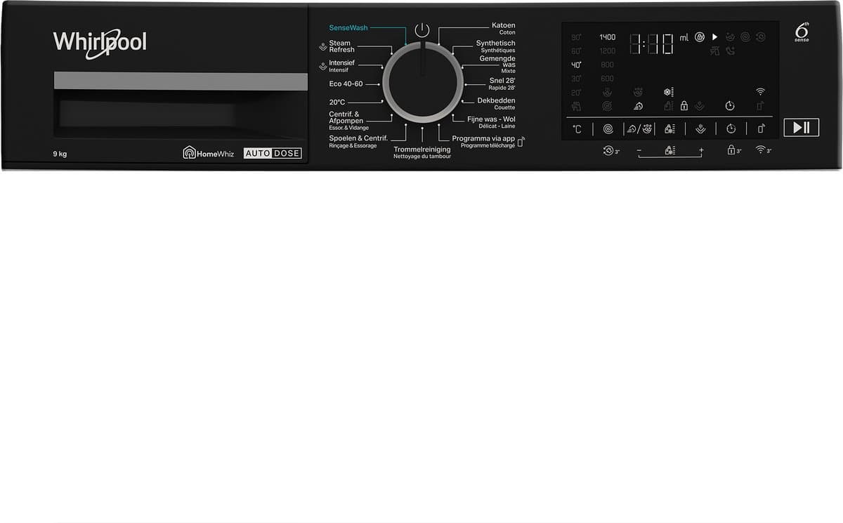 Whirlpool WPM 97W ADS BE 9 kg met AutoDose thumbnail 2