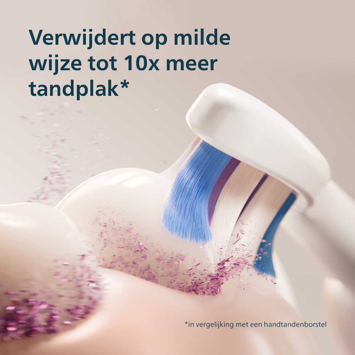 Philips Sonicare 6100 series - Elektrische Tandenborstel – Lichtblauw - Sensitive opzetborstel – Reisetui - Gevoelige tanden - HX7406/02 thumbnail 7