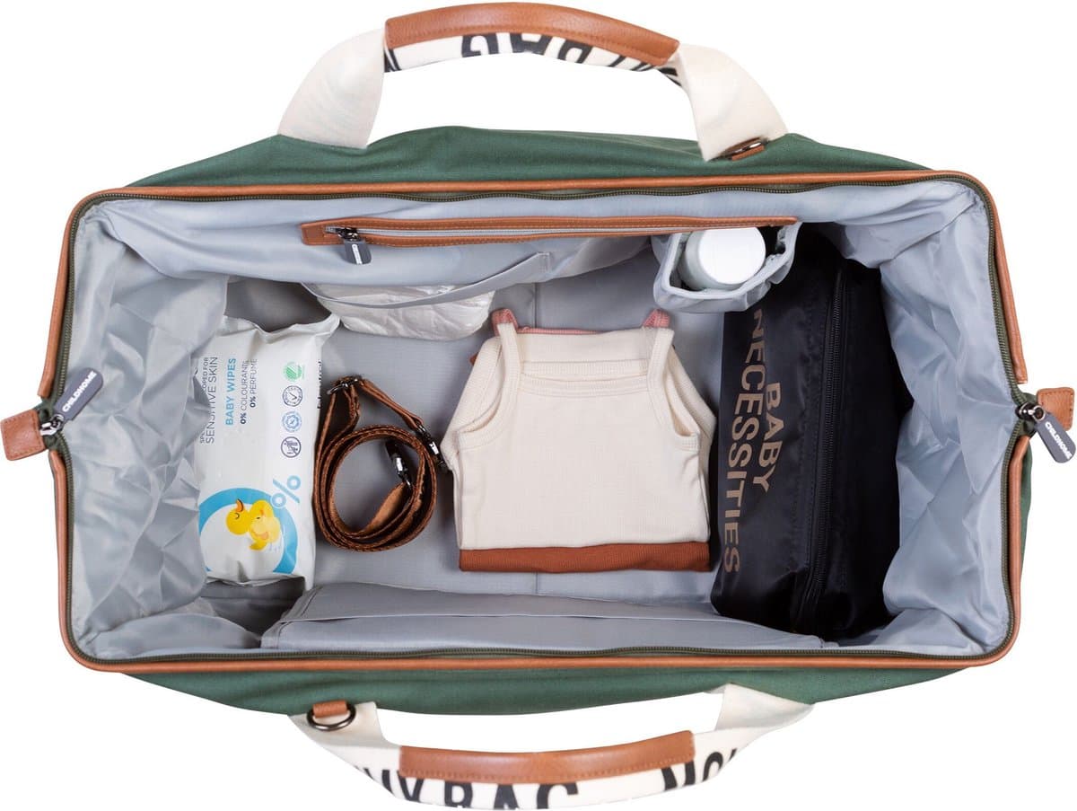 Childhome Mommy Bag® Verzorgingstas - Luiertas - Groen - 5kg draagvermogen - 55x30x40cm - 58L thumbnail 3