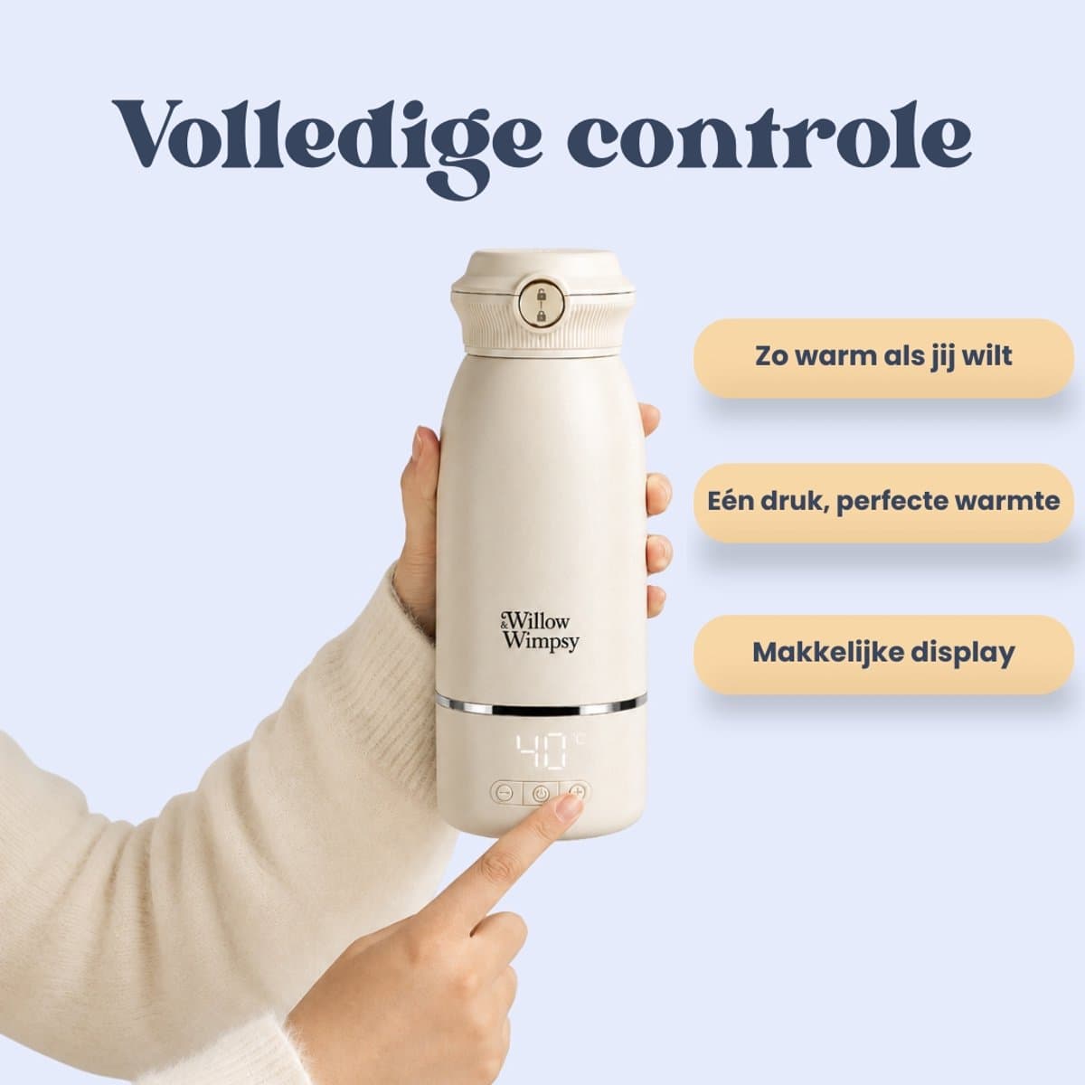 Draagbare Flessenwarmer Onderweg - Draadloos - Alle Merken - 500 mL - Baby Flesverwarmer - Thermosfles thumbnail 4
