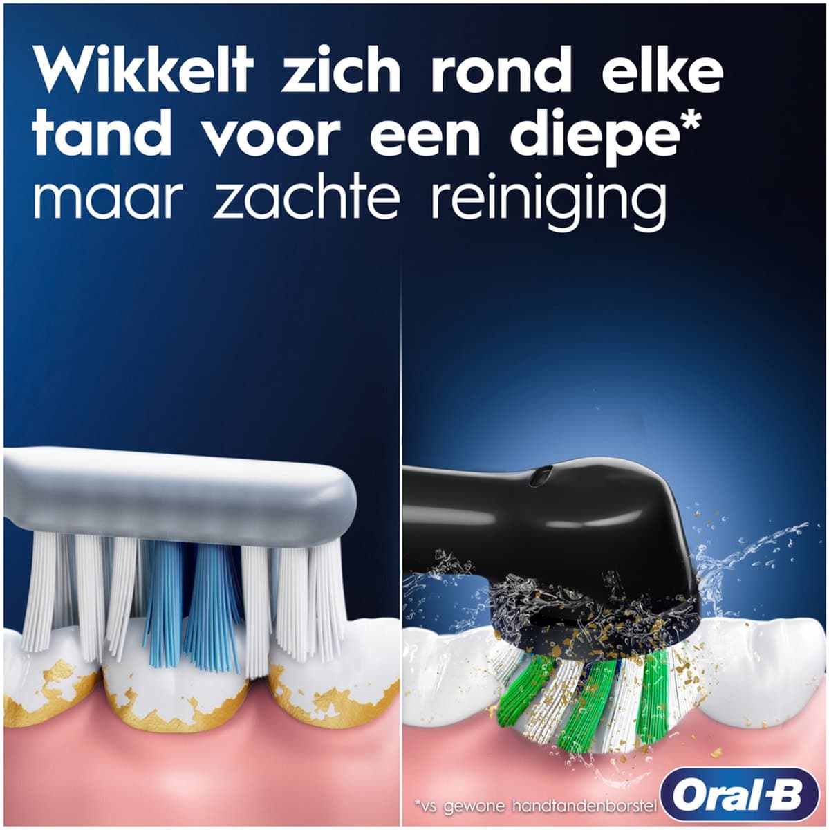 Oral-B Vitality Pro - Zwart - Elektrische Tandenborstel - Ontworpen Door Braun thumbnail 4