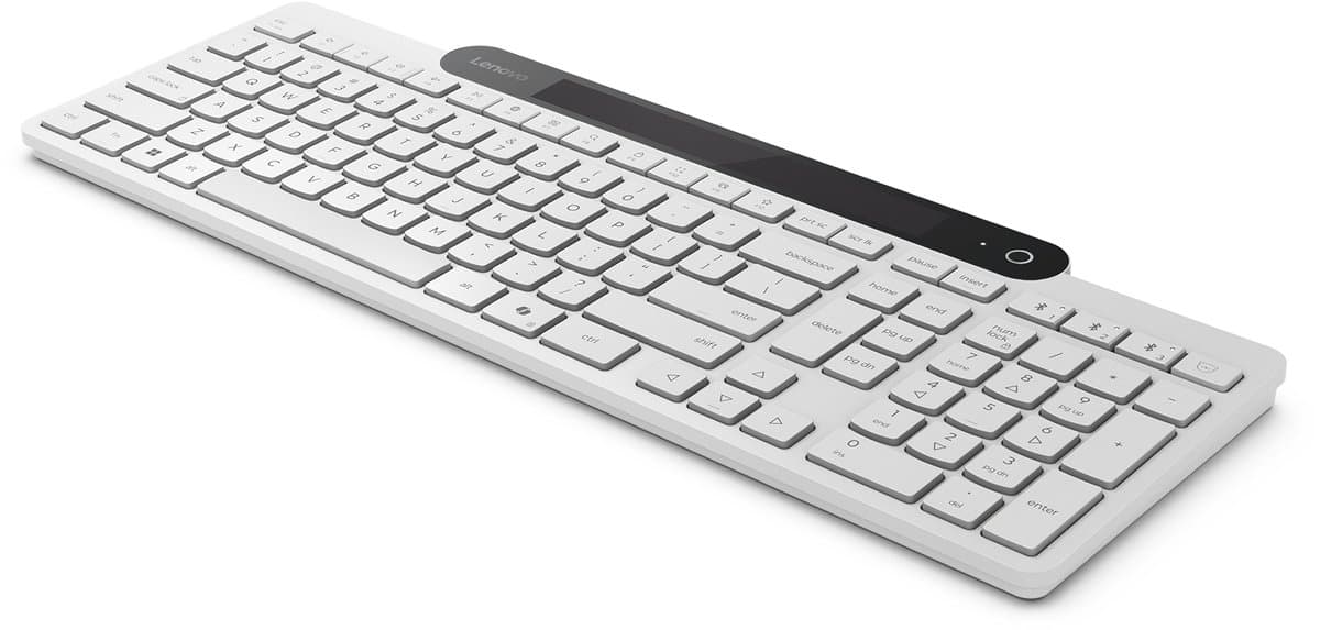 Lenovo 800 Zelfopladend Bluetooth-toetsenbord (wit) - QWERTY (VS Internationaal) thumbnail 8