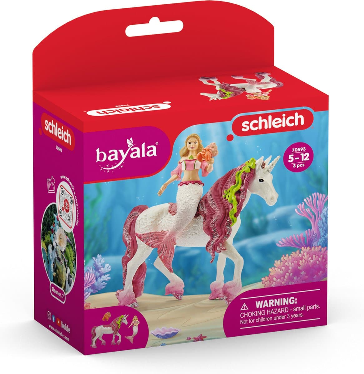 Schleich Bayala Zeemeermin Feya op onderwater-eenhoorn thumbnail 6