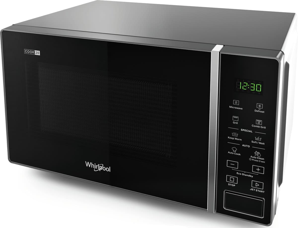 Whirlpool MWP 203 SB - Vrijstaande grill-magnetron - Cook 20 - 20 L thumbnail 3