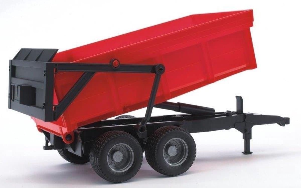 Bruder Kieptrailer Rood – kiepbare aanhanger met automatische klep thumbnail 7