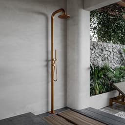 Productfoto van Fortifura Outdoor Deluxe Vrijstaande Buitendouche - RVS 316