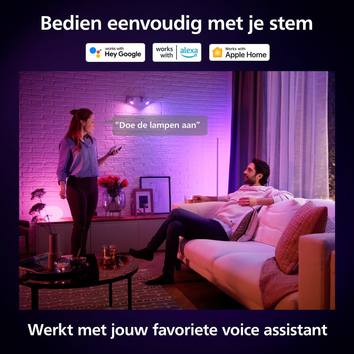 Philips Hue inbouwspot dun - 16 miljoen kleuren en dimbaar thumbnail 7