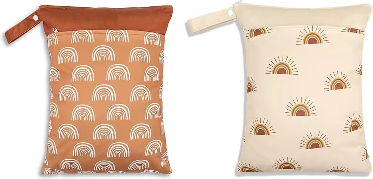 Wetbag Waterdichte Tas 2 Stuks - Luiertas & Zwemtas