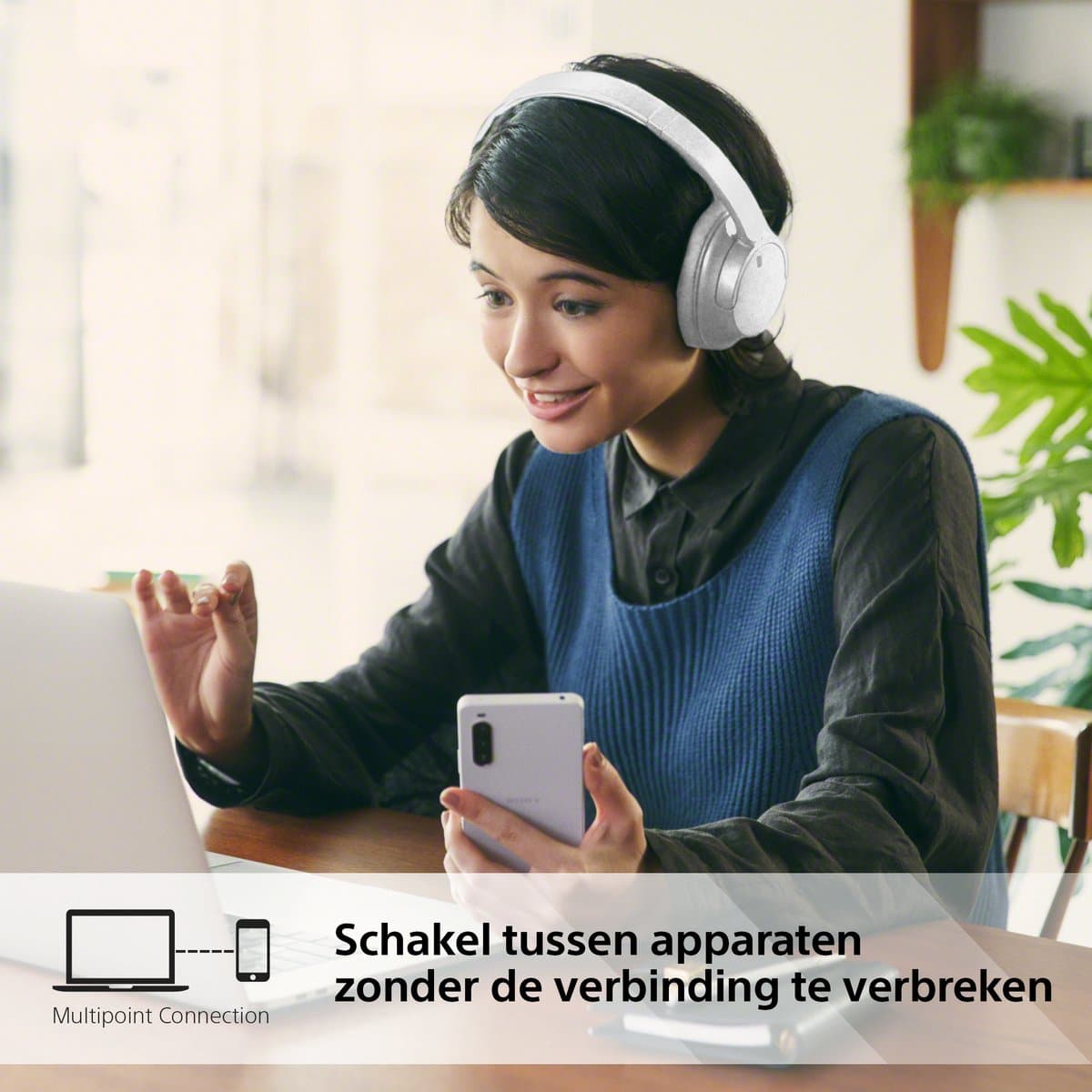 Sony WH-CH720N met ANC en 50 uur accuduur thumbnail 6